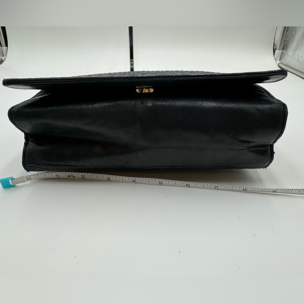 Bally-Authentic-Calf Skin Quilted Leather Black shoulder / crossbody bag - Picture 6 of 16
